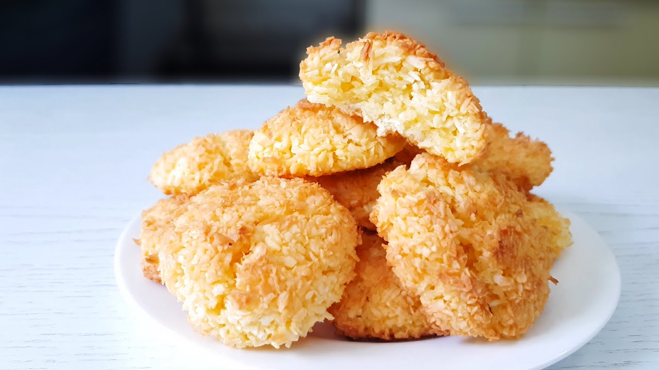 Секрет вкусного хрустящего кокосового печенья: рецепт и советы по приготовлению Хрустящее кокосовое печенье
