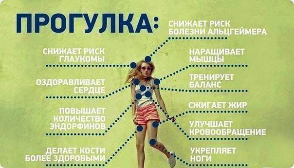 Ходьба пешком виды польза рекомендации
